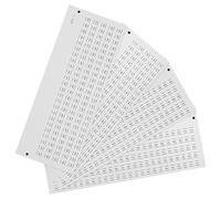 Vaguelly 4 Hojas Etiquetas Números Autoadhesivas para Esmalte Uñas Pegatinas Pequeñas para Codificar Colores Organizador Manicura Adhesivas Resistentes y Duraderas