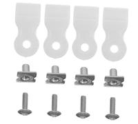 Vaguelly 4 Juegos Kit de Reparación para Casco de Fútbol Juvenil con Tornillos y Clips de TPE, Fácil Uso y Prevención de Aflojamiento para Prácticas y Reparaciones
