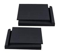 Vaguelly 4 Piezas Almohadón Monitor De Soportes De Aislamiento Amortiguación De Sonido Almohadillas De Aislamiento Amortiguador Espuma De Altavoz Barra De Sonido Estera Esponja Audio