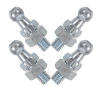 Vaguelly 4 Piezas de Accesorios Galvanizados para Puntal de Gas con Perno Esférico, Herrajes de Montaje para Soporte de Elevación en Cajas de Luz y Letreros, Aptos para Instalación