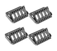 Vaguelly 4 Piezas Estante De Almacenamiento Del Cabezal De Lijado Soporte De Brote De Taladro De Uñas Estante Para Exhibición De Uñas Almacenamiento De Broca Black Abs