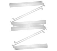 Vaguelly 4 Piezas Mahjong Pusher Rack Transparent Plastic Tile Holder Combo Integrated Sorter and Push Function For American Mahjong Competitive and Family Play