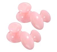 Vaguelly 4 Piezas Masajeadores Faciales Forma de Champiñón Herramientas Gua Sha de Resina para Esculpir Contornos Mejorar Absorción de Serum y Rejuvenecer Rostro Ojos y Cuello