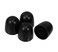 Vaguelly 4 piezas Tapas Decorativas para Tornillos de Inodoro Juego de Cubiertas Plásticas para Sujeción de Tazones de Fáciles de Limpiar y Mantener Ocultan Accesorios de Instalación Baños