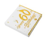 Vaguelly 40piezas Servilletas Decorativas Para Cumpleaños Servilletas Elegantes Para Fiesta Cumpleaños