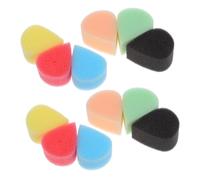 Vaguelly 48 Piezas Esponjas Alta Densidad para Pintura Facial Infantil Aplicadores Forma de para Maquillaje Corporal Suave y Seguro para Fiestas Escuelas y Actividades Creativas