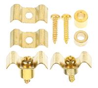 Vaguelly 4juegos Fijador De Cuerdas Para Guitarra Eléctrica De Material Metálico Premium Fácil Instalación Para Músicos Profesionales y Aprendices Prolonga La Vida Útil Cuerdas