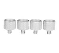 Vaguelly 4piezas Adaptadores De Tornillo Para Micrófono De Eficientes y Prácticos Preciso Diseño Antideslizante Compatible Soportes De Micrófono y Clips
