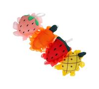 Vaguelly 4piezas Bola de Baño de Frutas para Exfoliación Esponja Vegetal para Ducha Depurador de Piel para Baño el Hogar