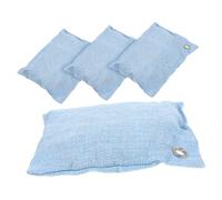Vaguelly 4piezas Bolsa Activo De Bambú Desodorante Absorbente Humedad Purificador Aire Para Armario Coche Hogar