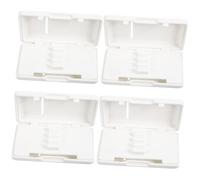 Vaguelly 4piezas Caja De Cañas De Oboe De Slots Organizador Portátil Para Reeds Protección Antihumedad y Durabilidad Accesorio Práctico Para Músicos