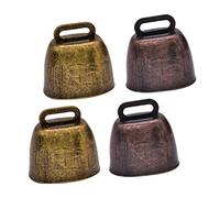 Vaguelly 4piezas Campanas Colgantes Antirrobo Para Animales De Granja Decoración Vintage Para Ovejas Vacas y Caballos Accesorios De Alerta Sonora