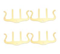 Vaguelly 4piezas Clip De Partituras De Piano De Metal Soporte Para Páginas De Música Fijador Multifuncional Para Libros Para Pianistas y Músicos Diseño Ergonómico y Duradero