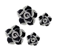 Vaguelly 4piezas Clip Para Perfume De Coche De Flor De Té De Montaña Decoración De Coche Para Mujer Para Para Interior