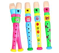 Vaguelly 4piezas De Plástico Para Principiantes De Juguete Instrumentos Musicales De Educación Temprana