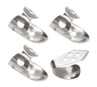 Vaguelly 4piezas Dedos Para Púas Unidades Ajustables Huecas Pulgar Guitarra Accesorios De Guitarra Para Tocar El Banjo