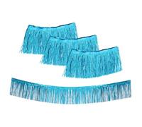 Vaguelly 4piezas Faldas De Mesa De Metálico Flecos Decoraciones De Fiesta para Bodas y San Valentín Fácil Instalación y Vibrantes