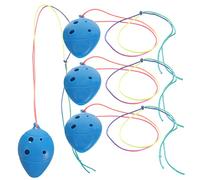Vaguelly 4piezas Ocarina De Huecos Para Principiantes De Instrumentos Musicales Para Niño Niña Para Práctica y Colores Aleatorios