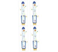 Vaguelly 4piezas Pegatinas Decorativas De Altura Infantil De Animales De Cuento Para Medir Crecimiento Paredes De Habitaciones De Niño Niña Adhesivas y Reutilizables Para Guarderías y