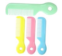 Vaguelly 4piezas Peine Pelo Del Peines De Dientes Redondos Del Cabello Para Recién Nacidos y Pequeños De Colores Cuidado Bebe Recien Nacido