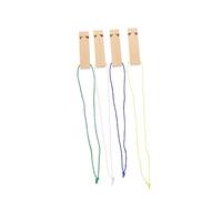 Vaguelly 4piezas Silbatos De Tren De Madera Juguetes Musicales Educativos Para Colorear Silbato De Juguete