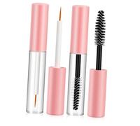 Vaguelly 4piezas Tubos De Mascara y Delineador De Reutilizables Botellas De Maquillaje Transparentes Para y Para Cosméticos y Femeninos
