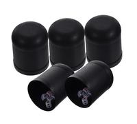 Vaguelly 5 Juegos Tazas de Dados Negras Dados de Plástico Mini Tazas de Agitador para Fiesta Accesorios Divertidos para Eventos y Reuniones