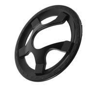 Vaguelly 5 Orificios Protector de Plato Negro, para Bicicleta 36 Dientes | Protección de Cadena, Plástico Resistente, Fácil Instalación, para Montaña y Piñón Fijo, Protector Bielas para Bicicleta