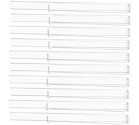 Vaguelly 5 Pares de Clips Acrílicos Soporte Conveniente para para Partituras Musicales para Páginas de Libros de Música, Adecuado para Profesores y Músicos