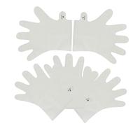 Vaguelly 5 Piezas de mano guantes para gel manicure proteccion las manos cuticle remover exfoliante manos de manos nutritivo guantes de la mano Tela no tejida PE+PP