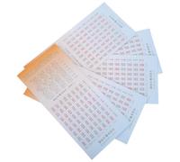 Vaguelly 5 Piezas Libro de Oráculos y Guía de Hexagramas del I Ching, Libro de Adivinación de Papel, 64 Hexagramas, para Principiantes y Usuarios Avanzados, Interpretación Detallada,