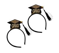 Vaguelly 5 Piezas Tocado De Sombrero De Médico Tocado De Graduación 2022 Diadema Para Graduacion Clase De 2022 Diadema Tocado De Fiesta De Graduación Diadema De Graduación Venda Black Borla