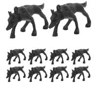 Vaguelly 50 figuras de perros para niños: modelos de simulación de perros policía que estimulan la imaginación y las habilidades sociales. Figuras de animales realistas para jugar en la mesa de arena.