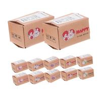 Vaguelly 50 Piezas Scale Realistic Dollhouse Shipping and Packaging Accessories For Small Business and Home Decor