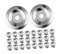 Vaguelly 50piezas Platillos De Cascabeles De Campana y Panderetas De Acero Reemplazo De Platillos De Para Accesorios De Percusión Para Practicar Casa o Escenario