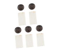 Vaguelly 5juegos Pads y Trastes De Piano Para Erhu De Tapetes De Madera Accesorios Prácticos Sordina Para Práctica De Erhu Interpretación De