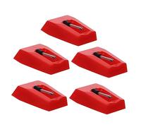 Vaguelly 5piezas Agujas De Repuesto Para Tocadiscos Stylus De Alta Precisión Para Gramófonos y Reproductores De Vinilo Compatible Discos De Vinilo