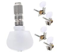 Vaguelly 5piezas Clavijas Afinación Banjo Con Casquillos Clavijero Metálico Resistente Para Reparación y Mejora De Cuerdas