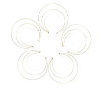 Vaguelly 5piezas Diadema de Halo de Tres Elegante Aro Metálico para Mujer Diadema Aro para Cosplay Renacimiento y Fiestas