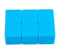 Vaguelly 6 Dados Grandes de Acrílico de Seis Caras para Juegos y Actividades Educativas, Tamaño Amigable Uso Versátil en Aula y Entretenimiento