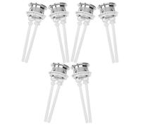 Vaguelly 6 Piezas Botón de Descarga Dual para Cisterna de Inodoro de Botón Auxiliar de Repuesto para Tanque de Instalación Rápida y Duradera Accesorios para Baño