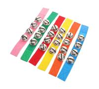 Vaguelly 6 Piezas Campanas de Mano Coloridas para Instrumento Musical Infantil para Danza y Educación Sensorial