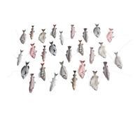 Vaguelly 6 Piezas De Decoración Para Fiestas De Cumpleaños Suministros De Pesca Accesorios De Pescador Guirnalda Colgante Para Fiestas De Navidad Guirnalda De Barbacoa