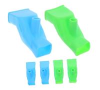 Vaguelly 6 Piezas extensor de fregadero equipo tapones congelar manguera canalón puerta rociador de extensión para lavabo extensor del grifo del fregadero extensor de mango de fregadero