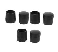 Vaguelly 6 Piezas Tapa Del Soporte Del Micrófono Cabeza De Bola De Micrófono Mini Micrófono Auriculares Micrófono Cubre Horquilla Delantera Para Silla De Ruedas El Plastico Black
