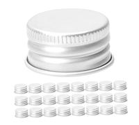 Vaguelly 60 Tapones Roscados De Repuesto Para Botellas Tapas De Aluminio Para Tapas De Repuesto De Aluminio Para Botellas De Loción Para Frascos