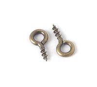 Vaguelly 600 piezas Anillo de Tornillo de Ojo para Manualidades Ganchos Roscados para Joyería DIY y Creación de Pulseras