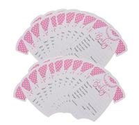 Vaguelly 60piezas Tarjetas De Consejos y Predicciones Para Shower Accesorios Fotográficos Para Recién Nacidos Decoraciones Para Fiesta De Doble Cara Recuerdos Significativos