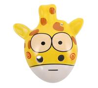 Vaguelly 6agujero Ocarina De Cerámica Forma De Diseño Cartoon Instrumento Musical Para Educación Temprana Portátil y Para Principiantes