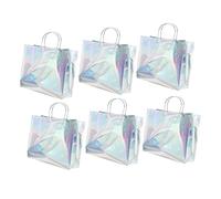 Vaguelly 6piezas Bolsas De Obsequio Tipo Tote Reutilizables Bolsas De Mano De Material No Para Envolver Regalos Portátiles Para Usos Diarios